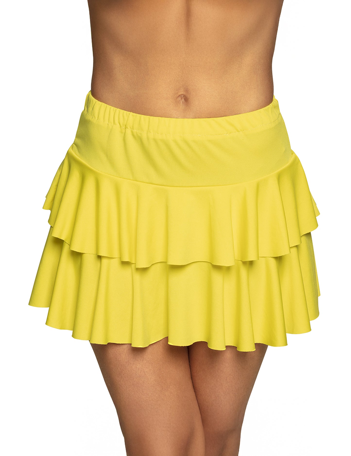 Dospelá fluorescenčná žltá sukňa
