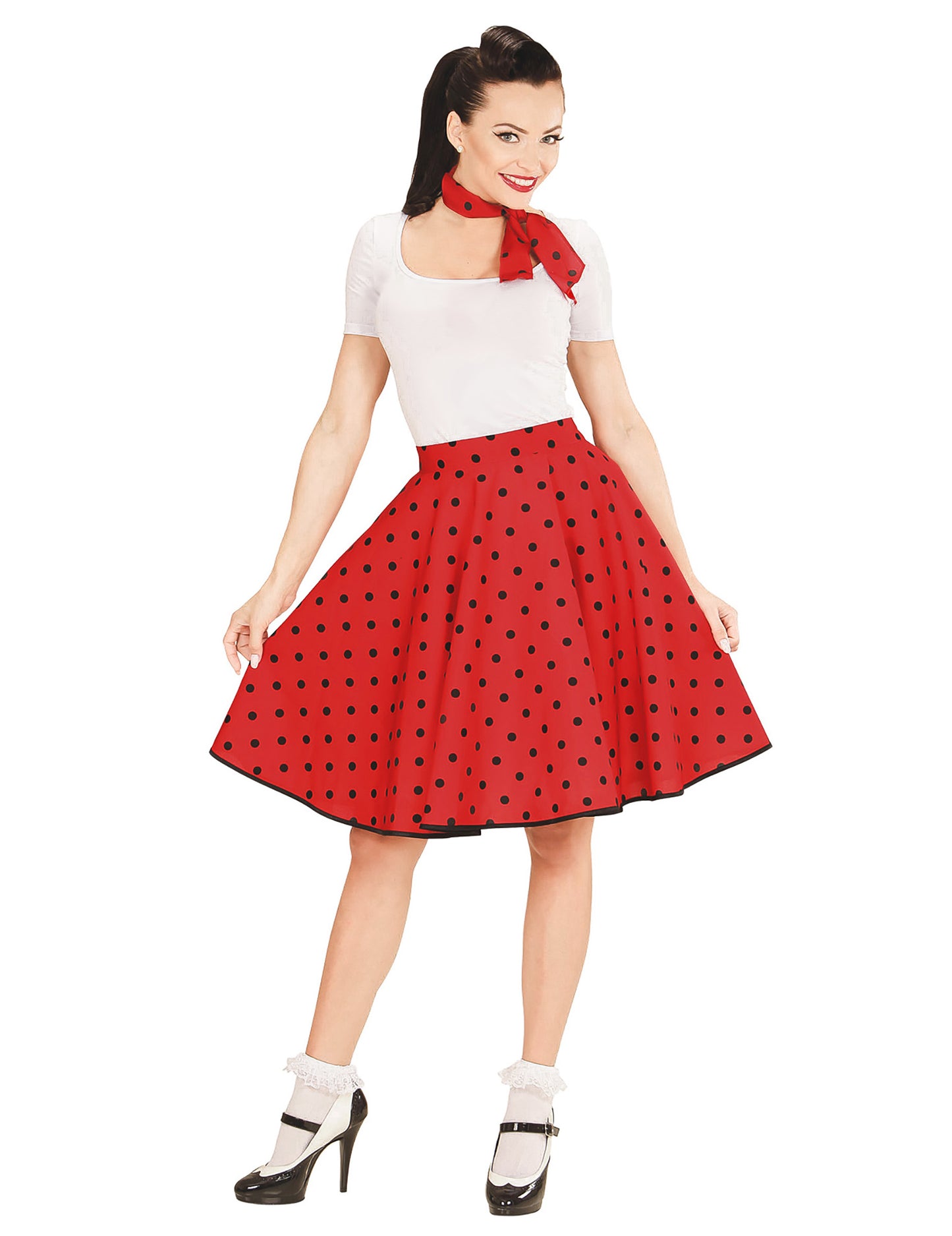 50 -50 -50 -50 -červená hrachová a šálka sukňa