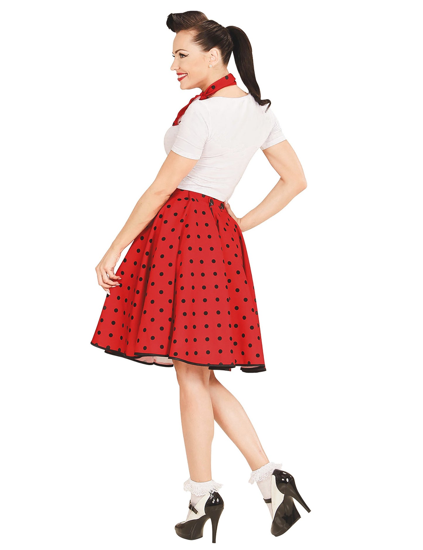 50 -50 -50 -50 -červená hrachová a šálka sukňa