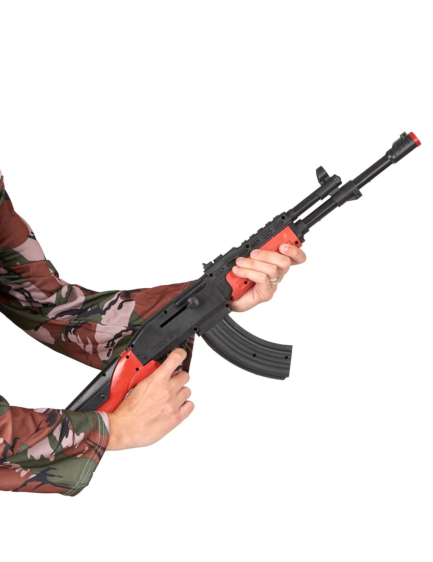 Dospelý plastový vojak Kalashnikov