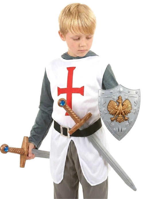 Shield Kit a 2 plastové meče pre deti