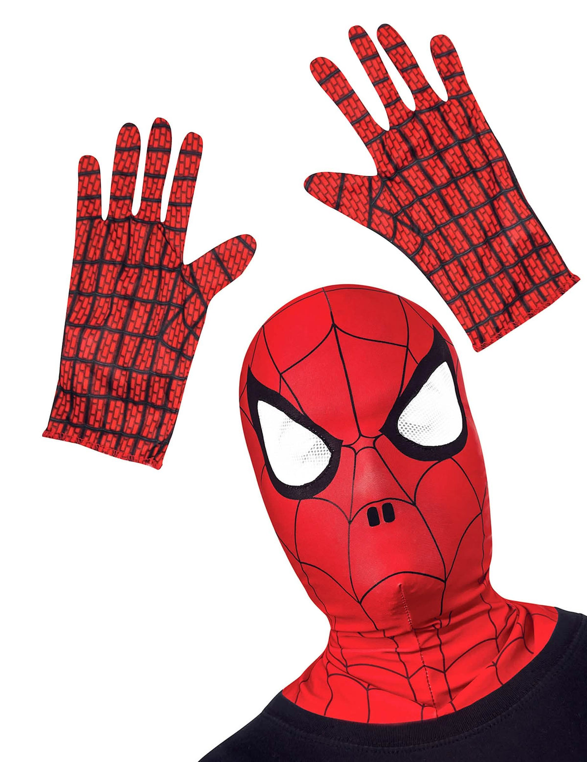 Súprava kukly a rukavíc Spider-Man Ultimate pre dieťa červená a čierna