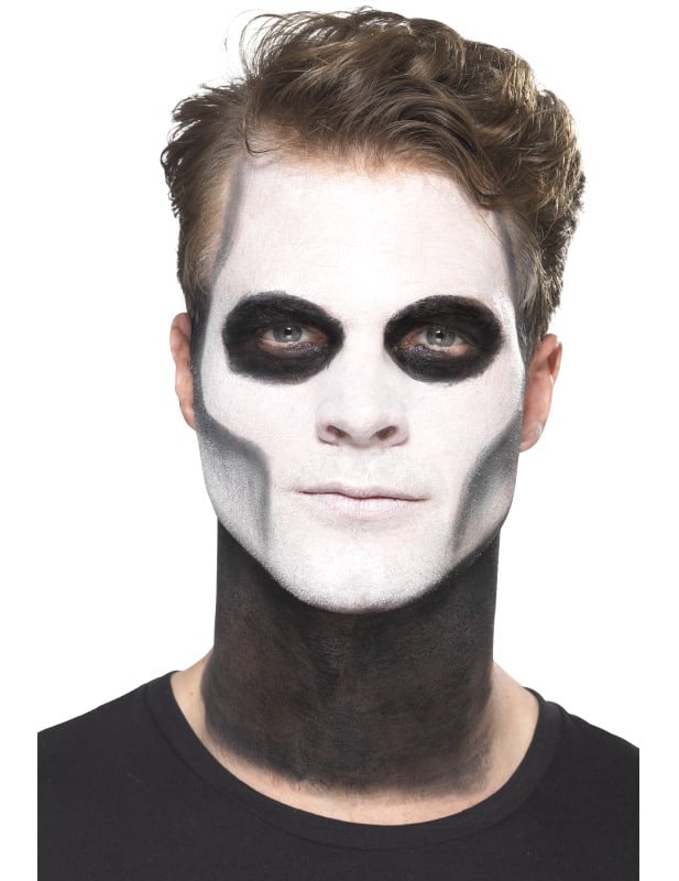 Mexická make -upová súprava na mexické kostrové make -up Dia de los Muertos