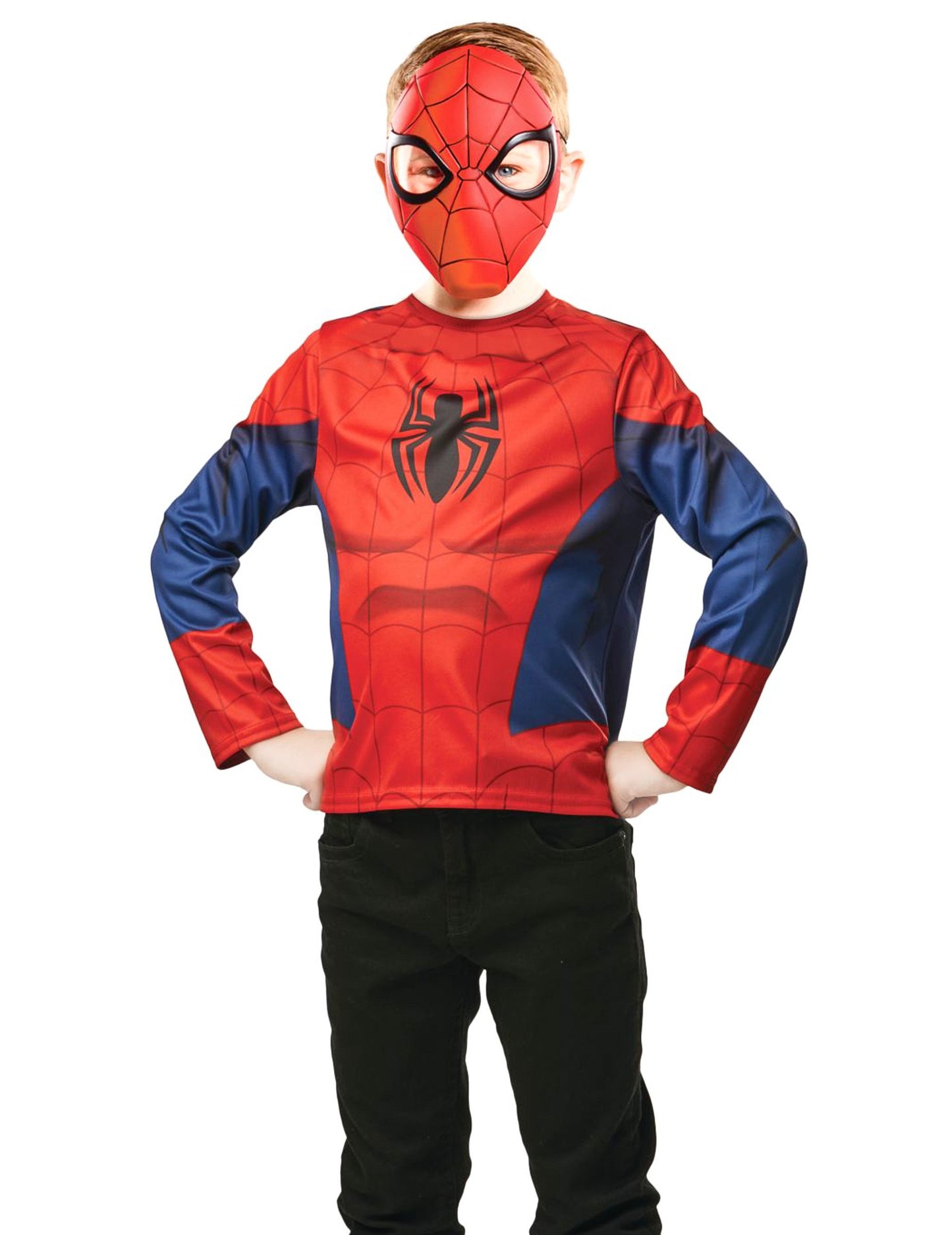Top súpravy a detská maska Spiderman