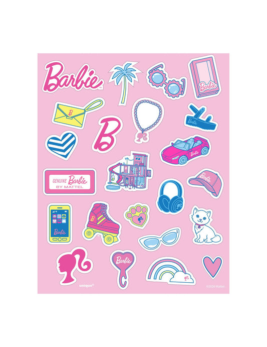 Súprava 4 hárkov nálepiek Barbie™