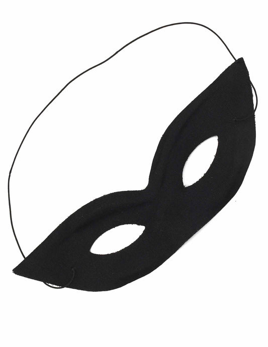 Détail de l'élastique du loup noir pour femme