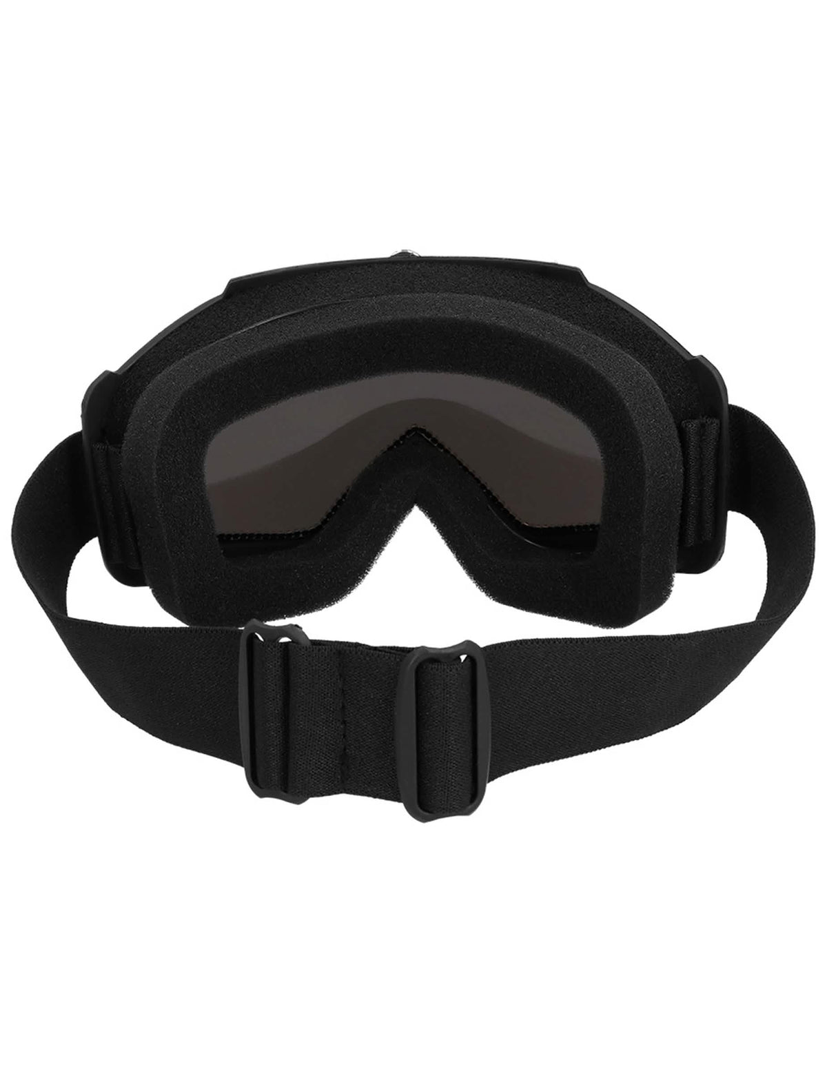 Vue de dos des lunettes de ski avec strass pour adulte