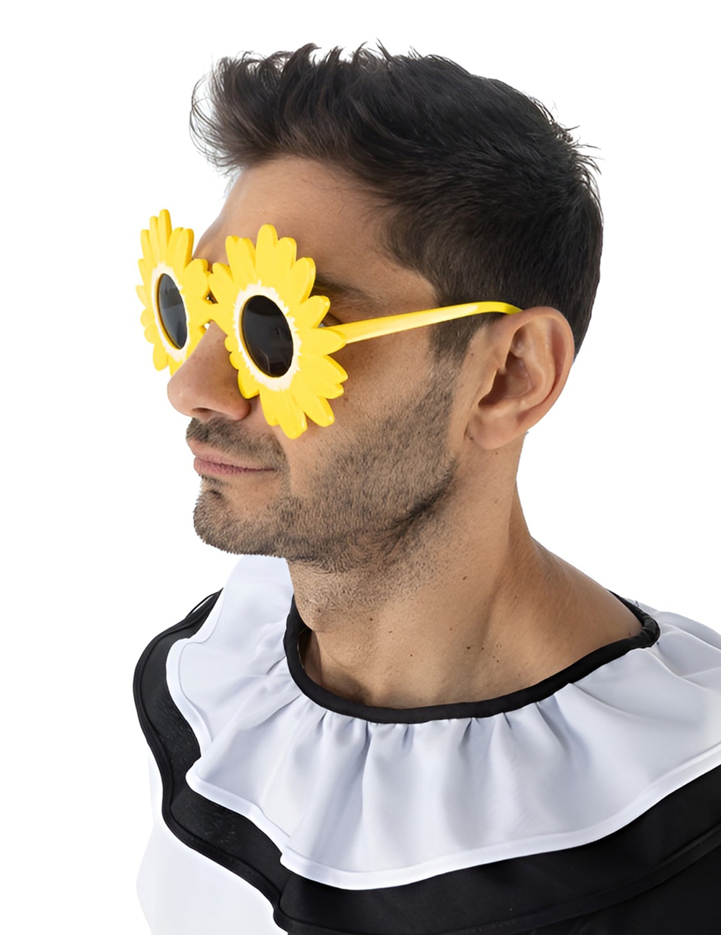 Okuliare pre dospelých žlté kvetinové okuliare