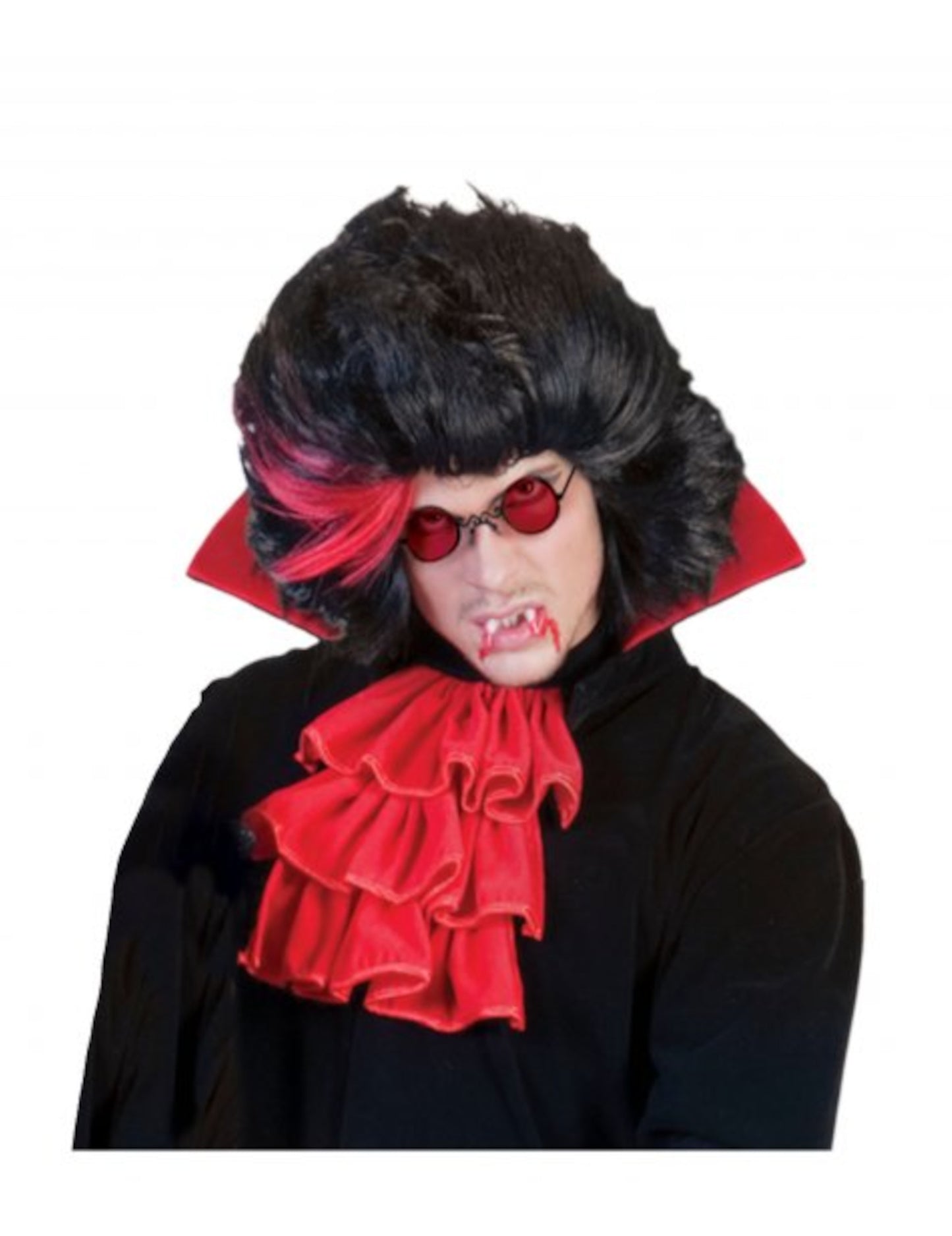 Dospelé červené gotické okuliare