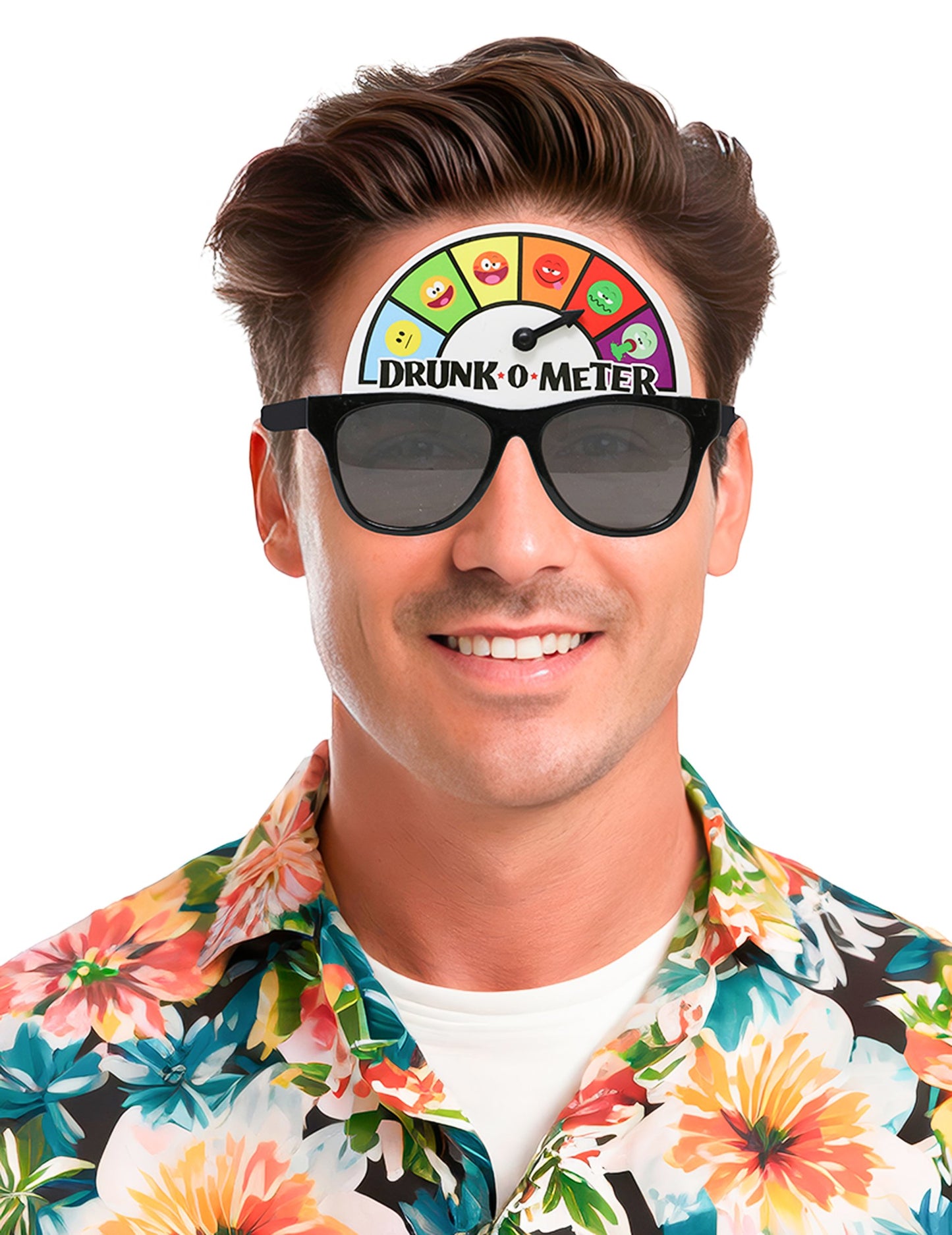 Humorné okuliare opitého