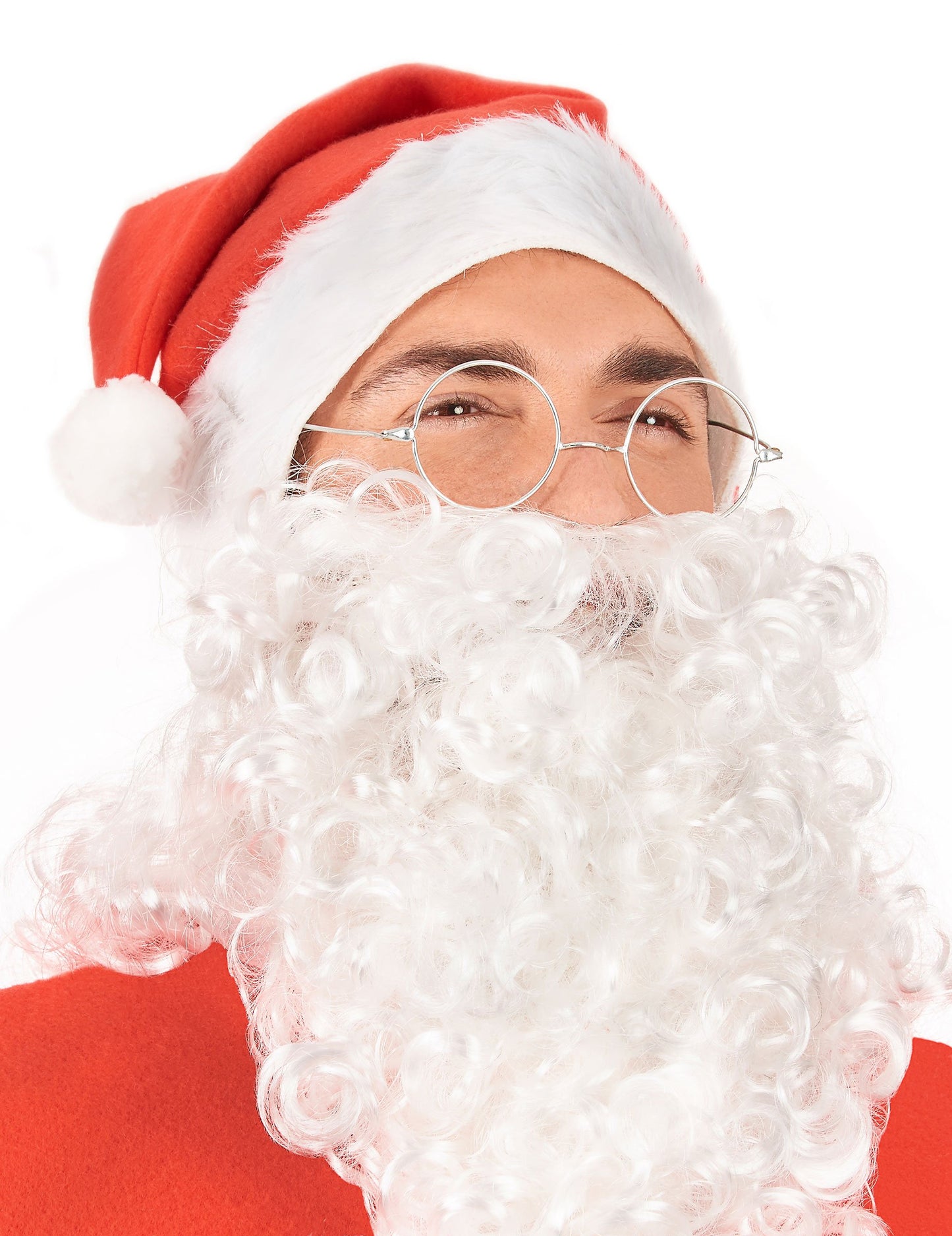 Detailný pohľad na kulaté okuliare Mikuláša pre dospelých