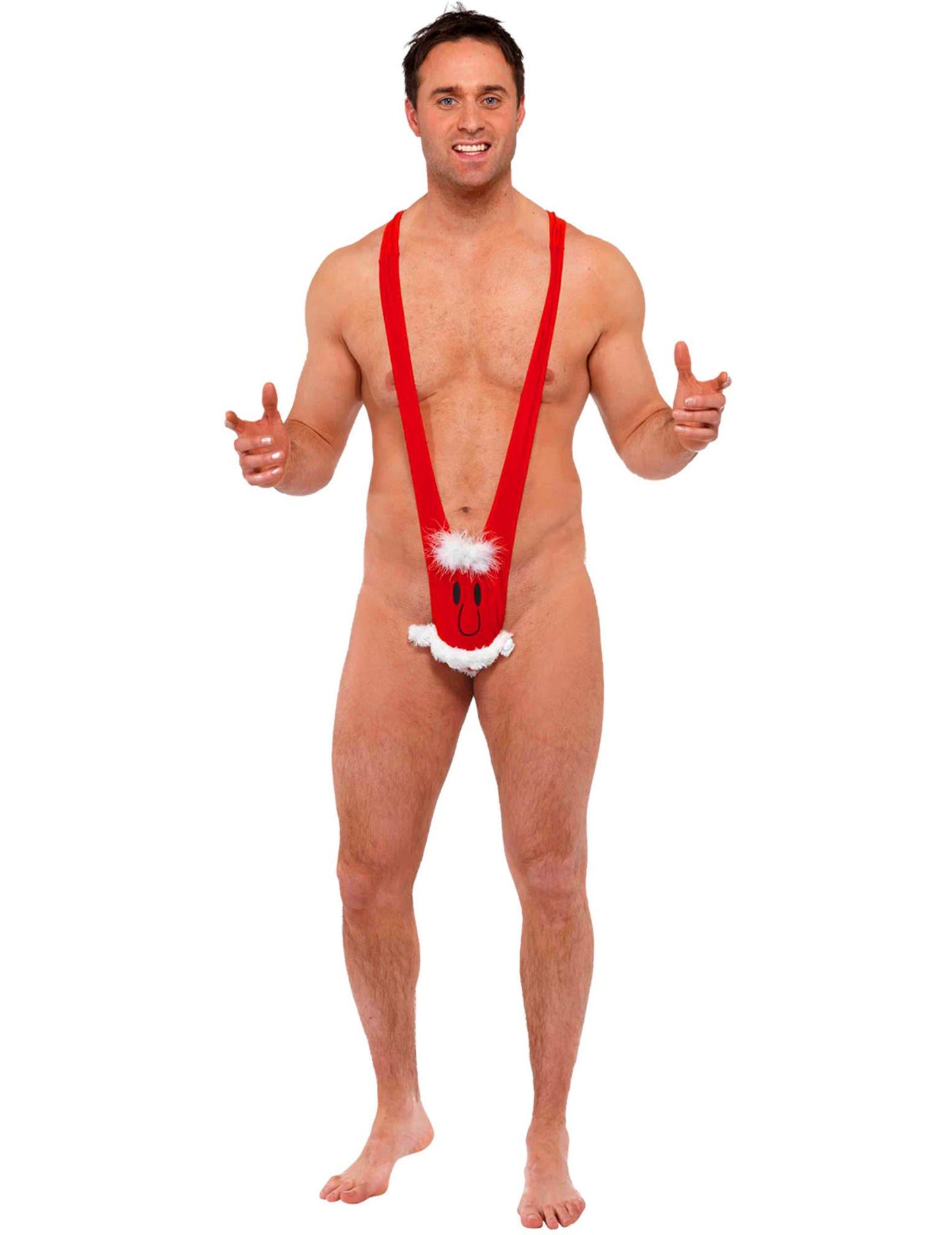 Mankini Humorný muž Santa Claus