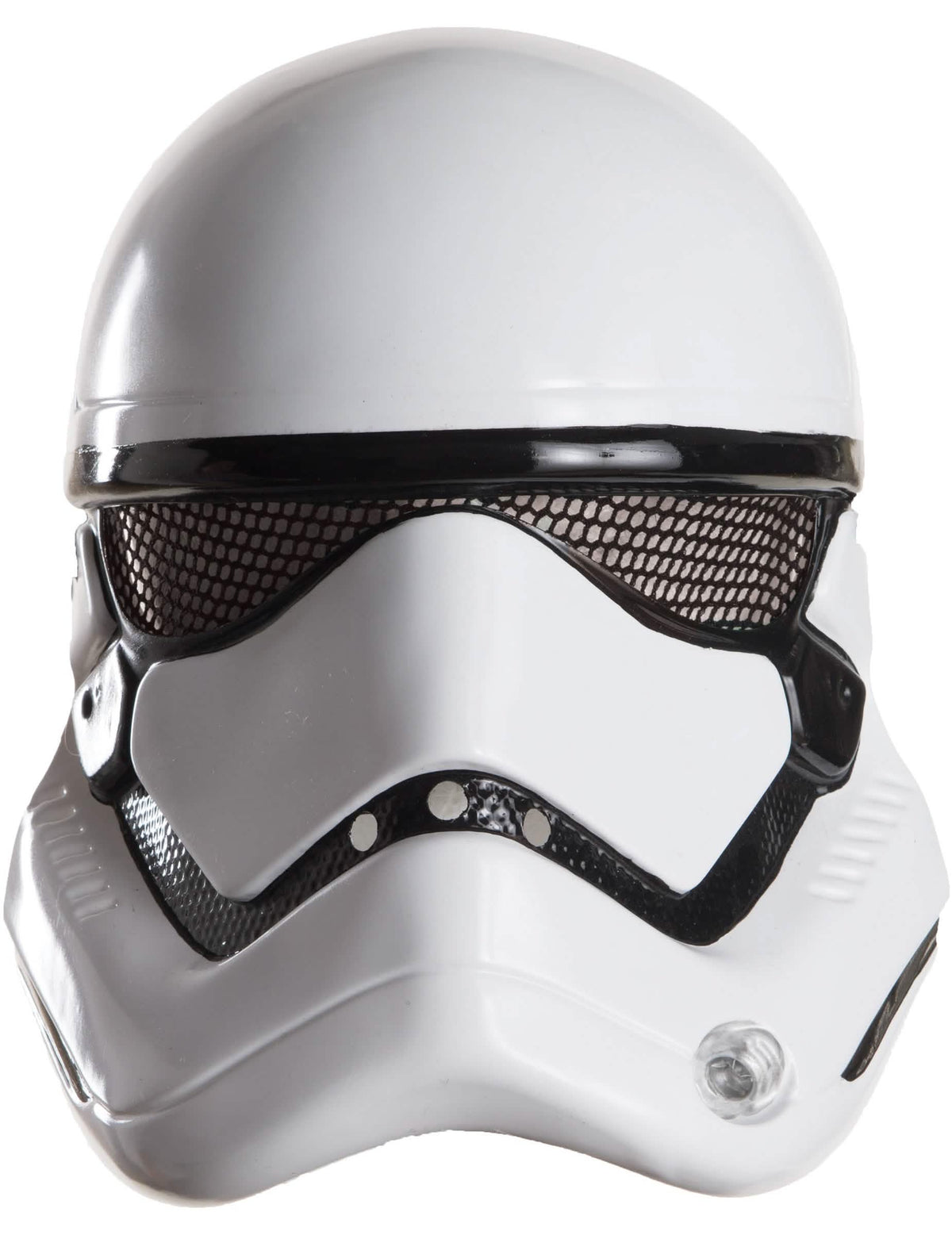 Klasická maska 1/2 prilby Stormtrooper Star Wars VII pre dospelý biela a čierna