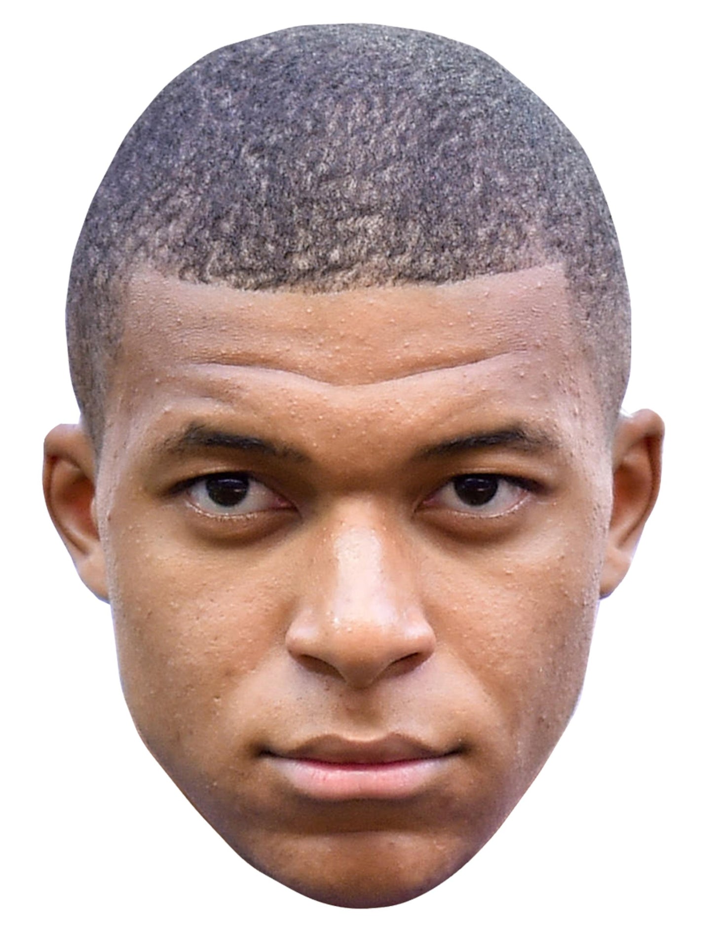 Kartónová maska Kylian Mbappé