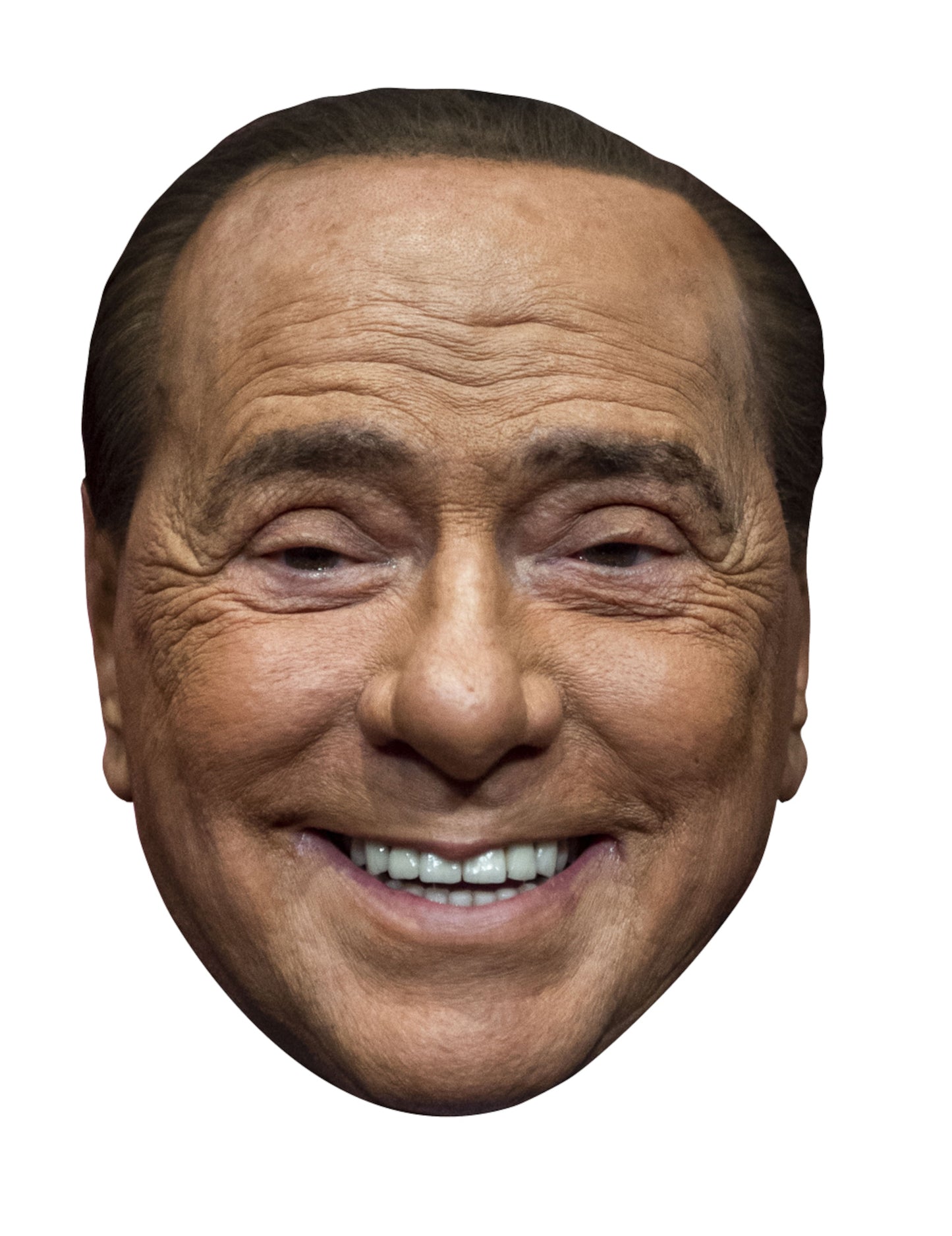Kartónová maska Silvio Berlusconi dospelý