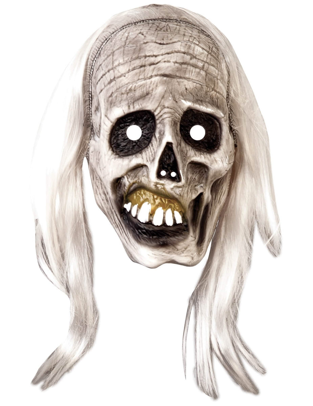 Detail na tvár masky a zombie parochne pre dospelý