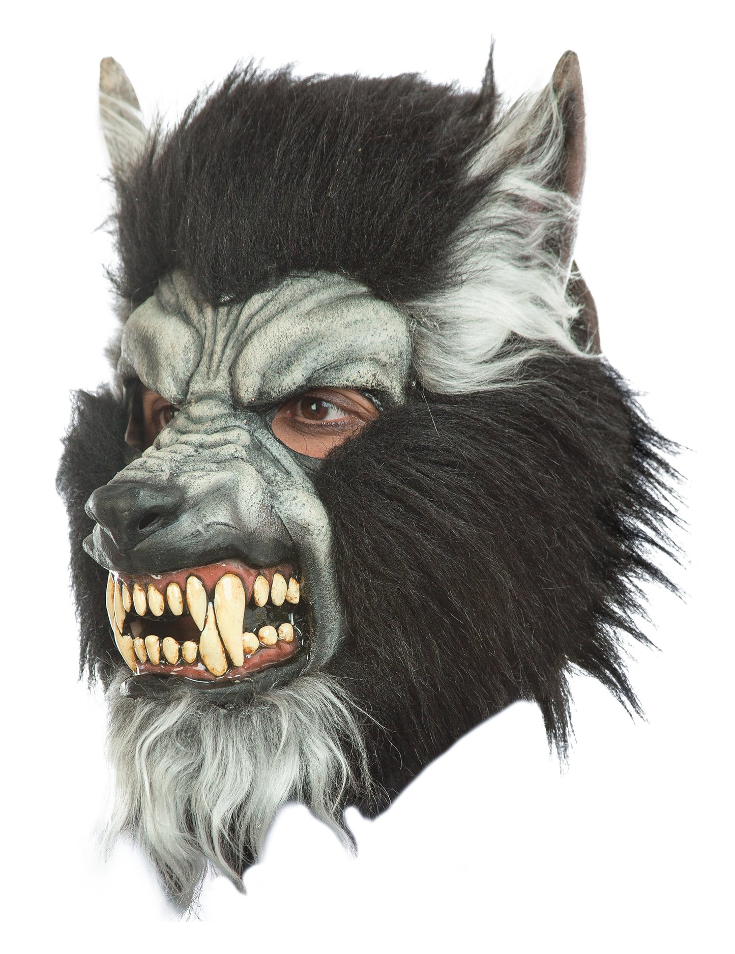 Plná maska vlk Garou Gray Adult