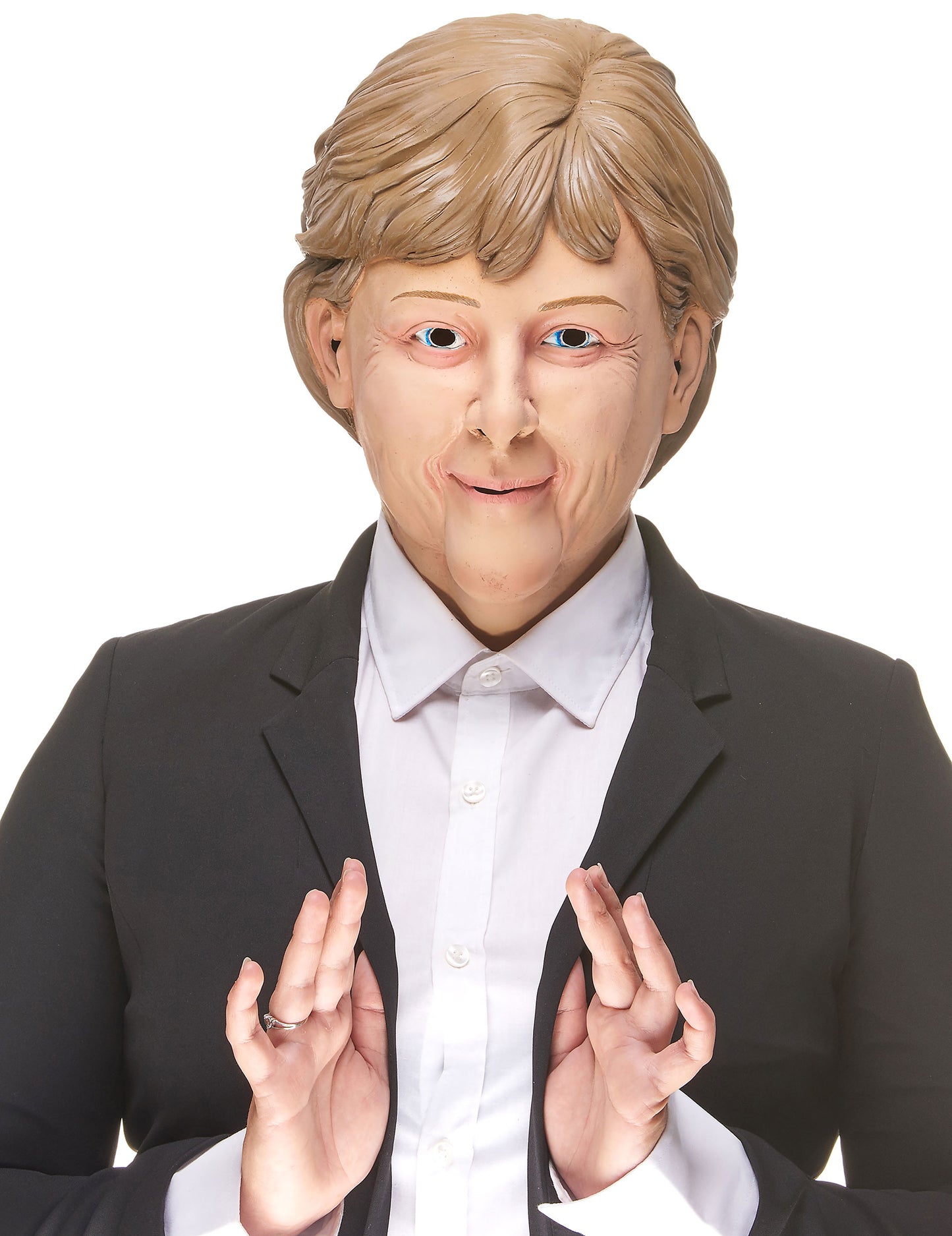 Humorná maska v latexovej Angele dospelý