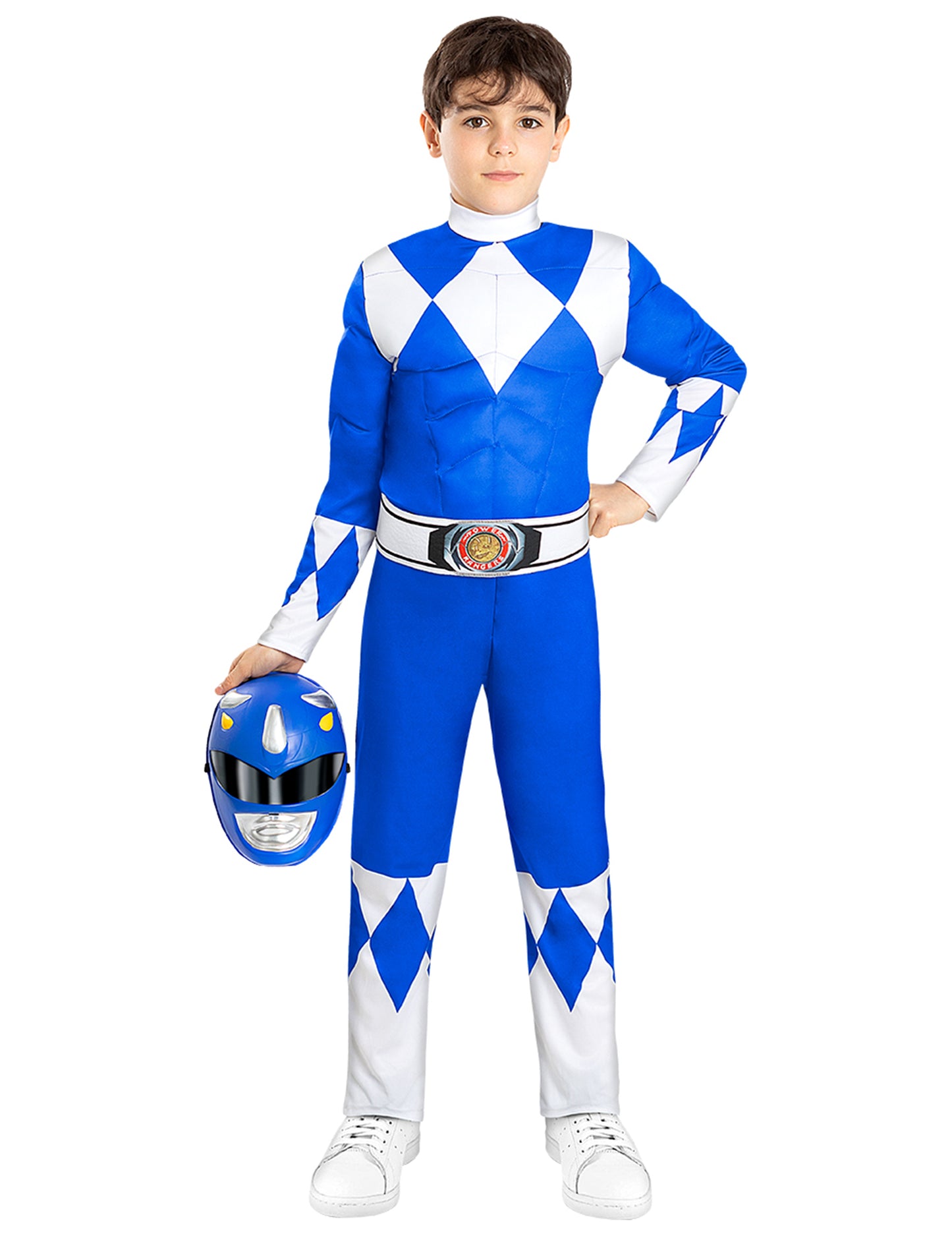 Detská modrá maska Power Ranger