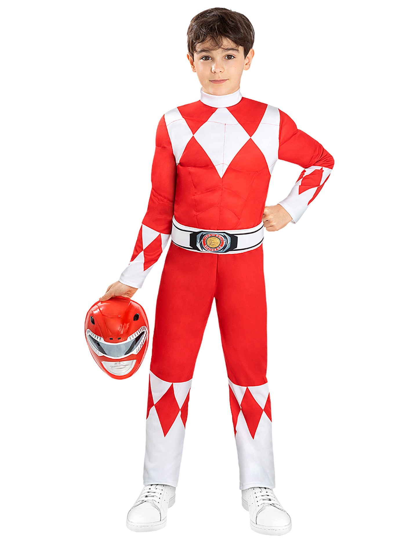 Detská červená maska Power Ranger