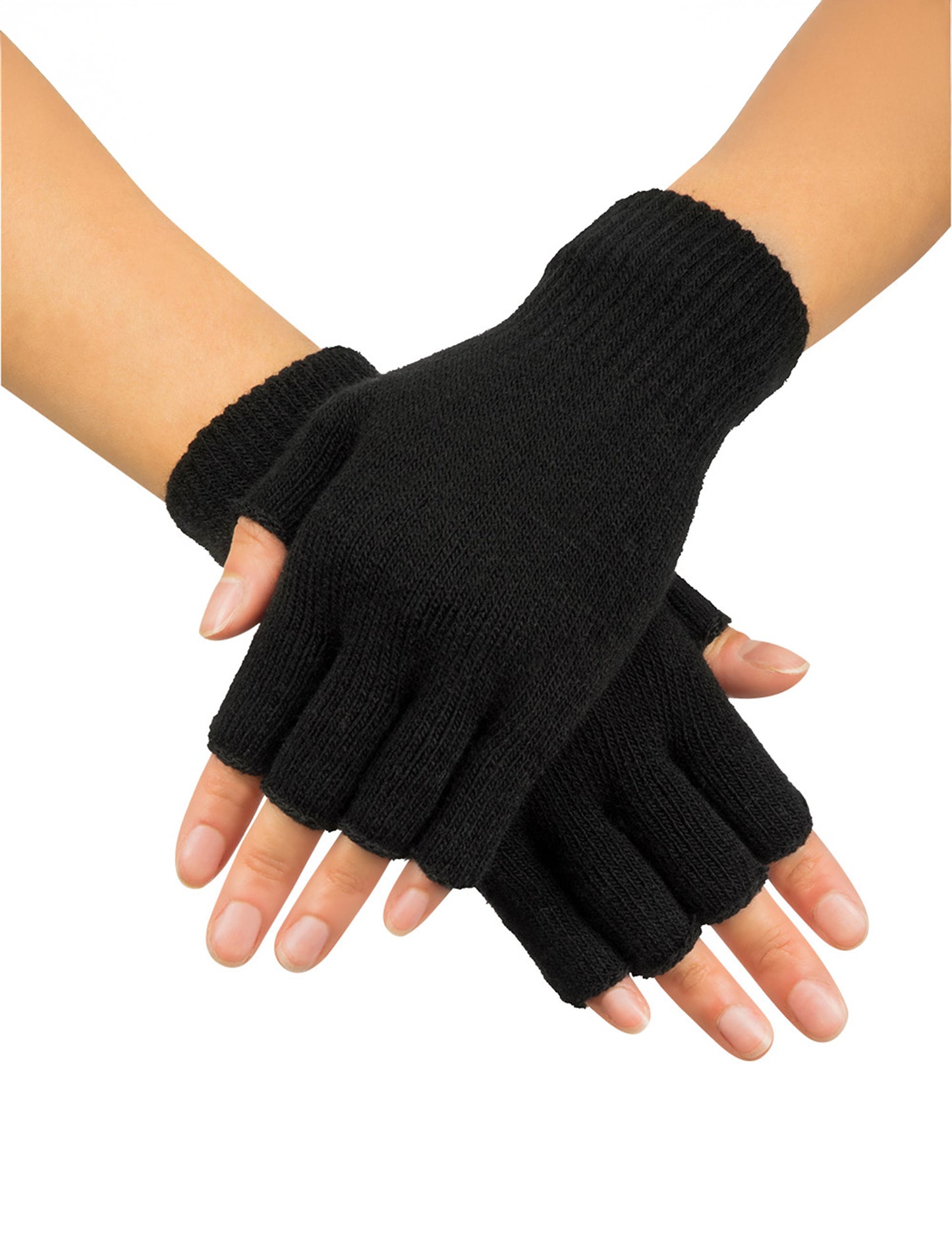 Dospelé čierne rukavice