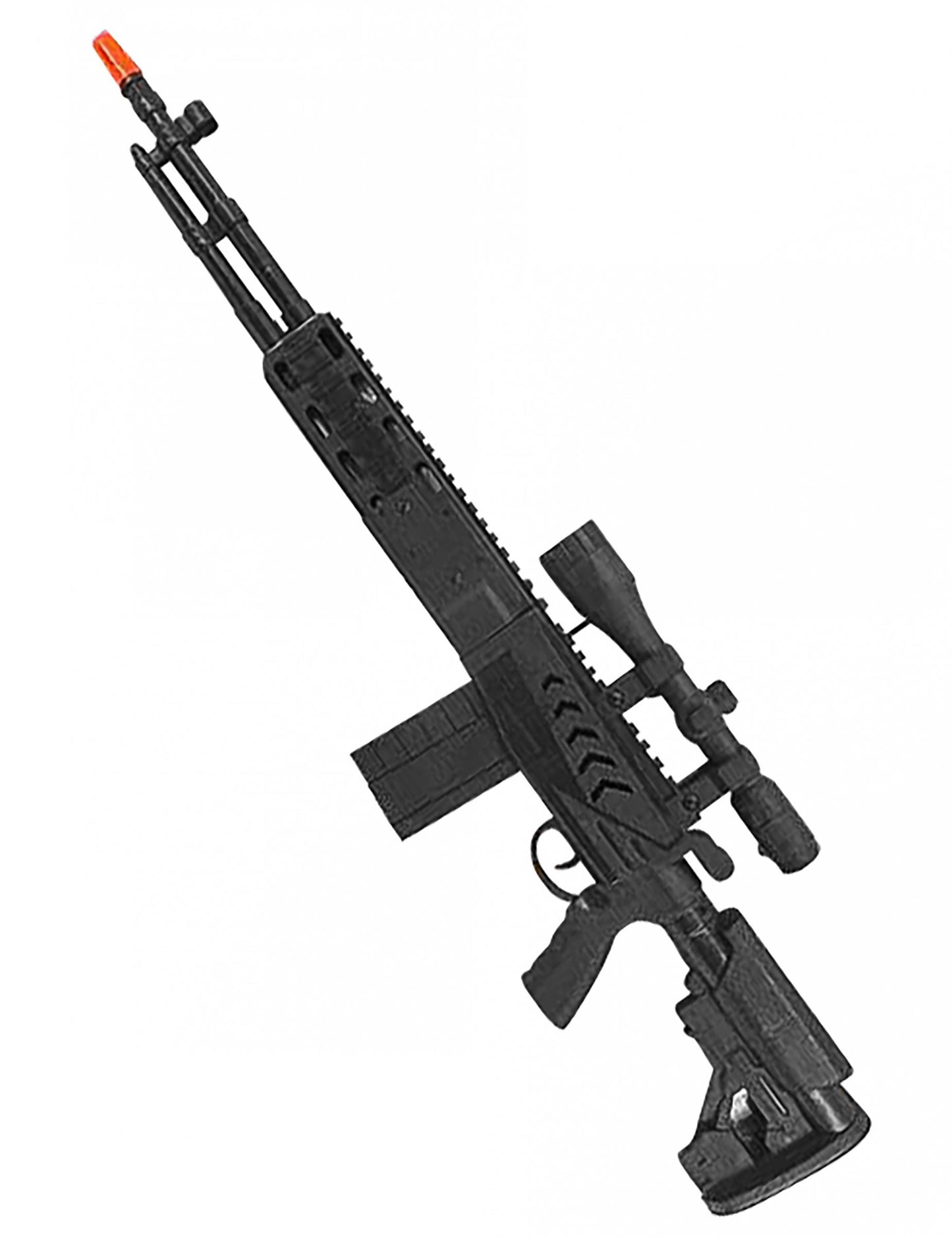 Black Children's Long Machine Gun 71 cm