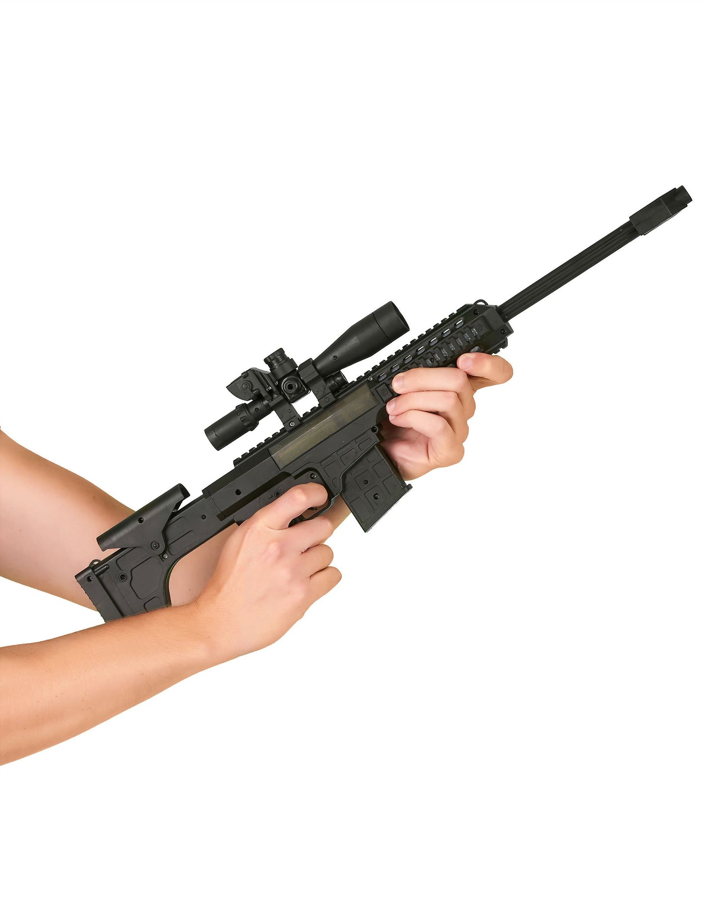 Detský čierny plastový guľomet