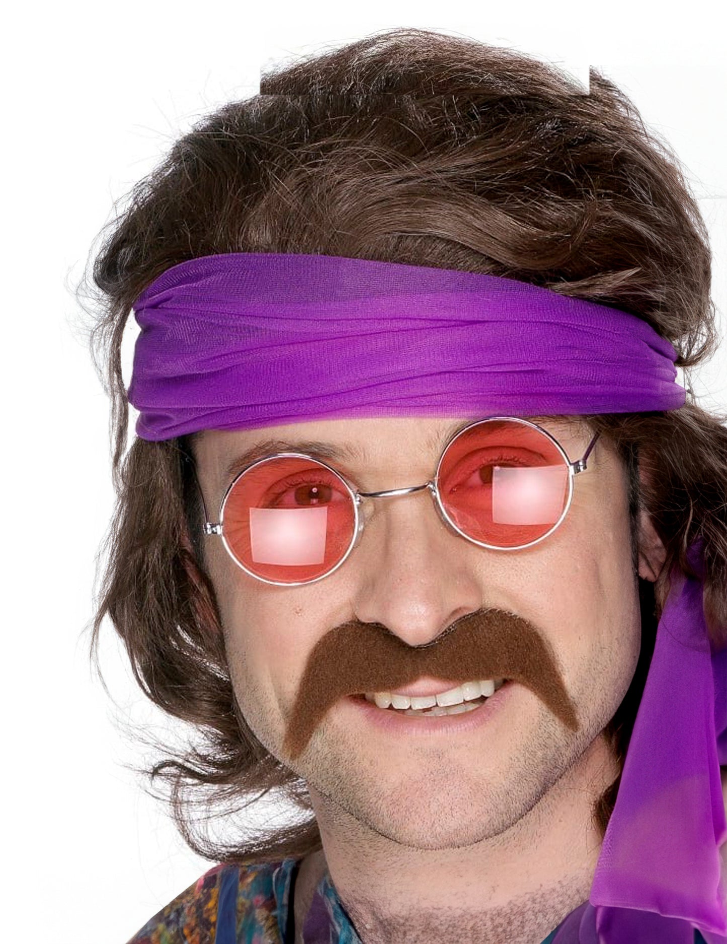 Hnedý fúzy pre dospelých zo 70. rokov 20. storočia