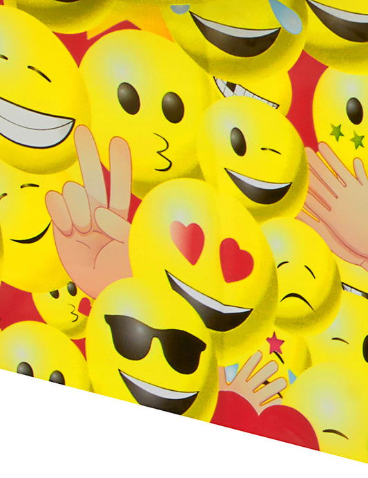 Détail des motifs de la nappe en plastique Imoji™