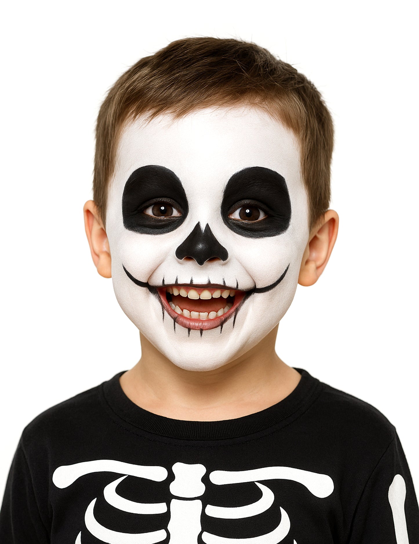 Čierna a biela make -up paleta