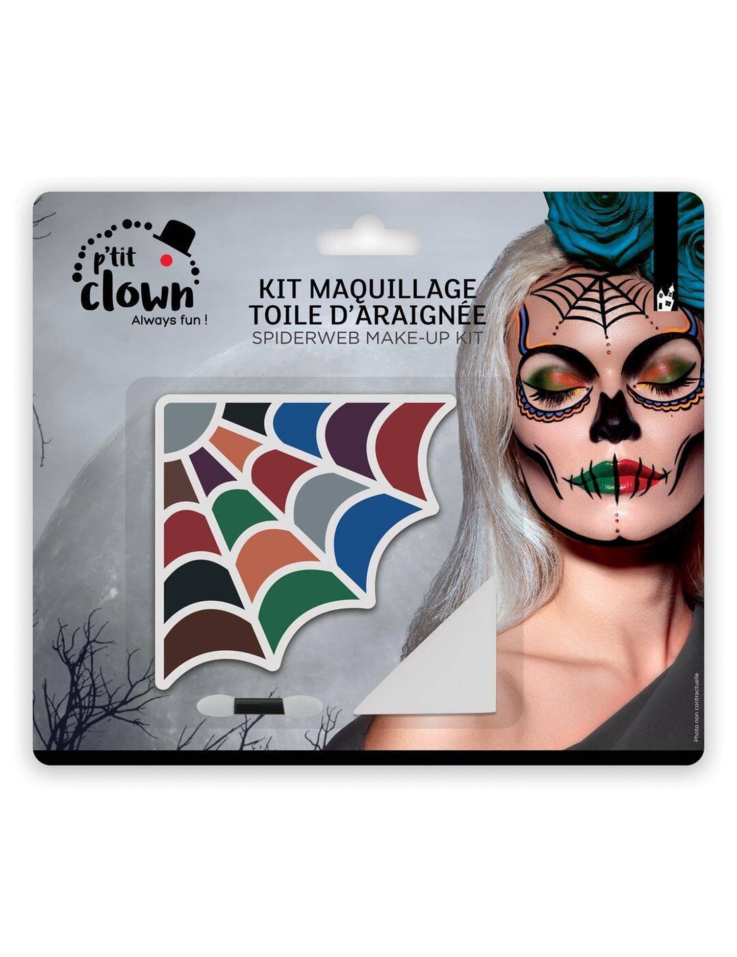 Halloween Spider Web make -up paleta