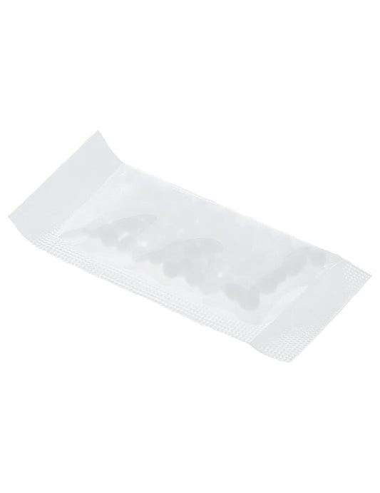 Détail du sachet de perles fixation thermique pour dentier