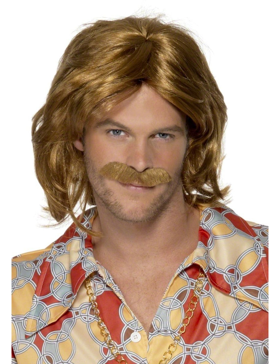 Pánska retro parochňa a fúzy