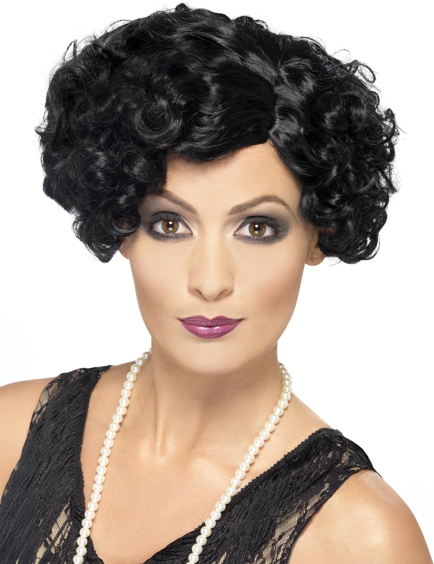 Dámska čierna vlnitá parochňa kabaret