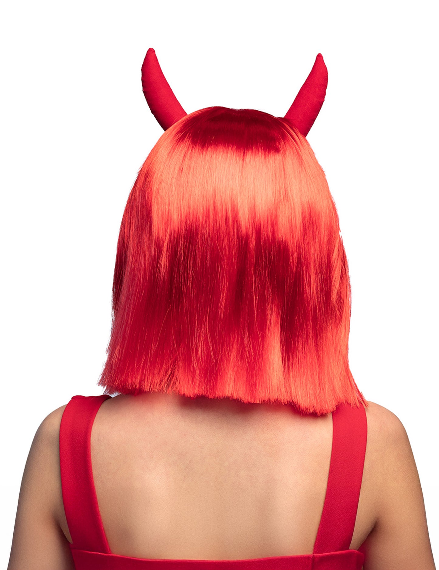 Štvorcová parochňa s rohmi pre dospelých