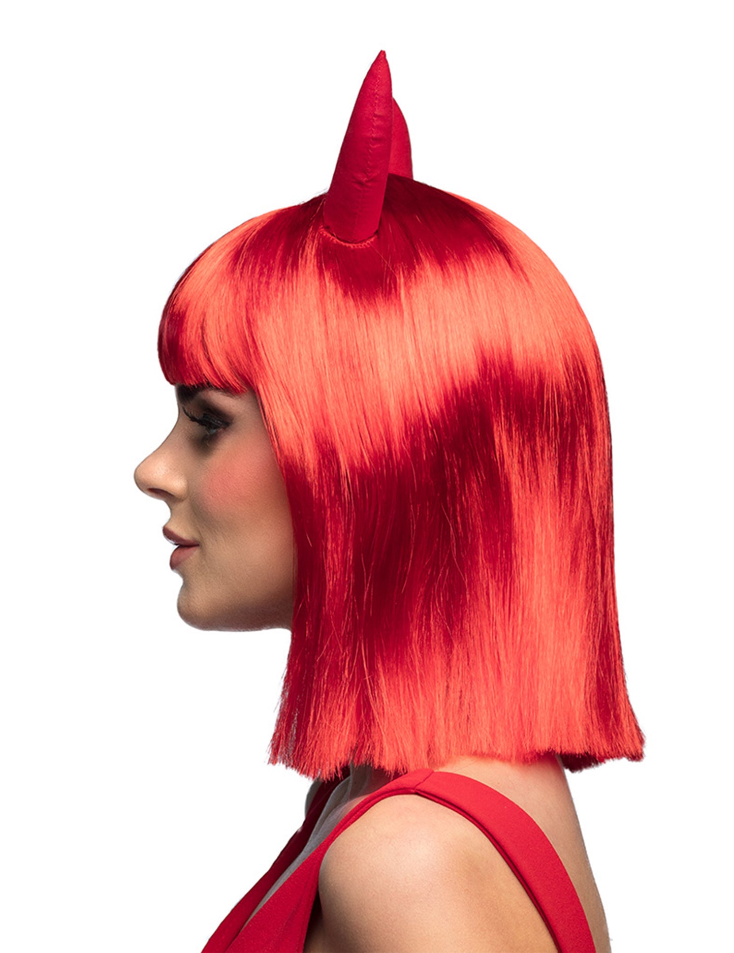 Štvorcová parochňa s rohmi pre dospelých