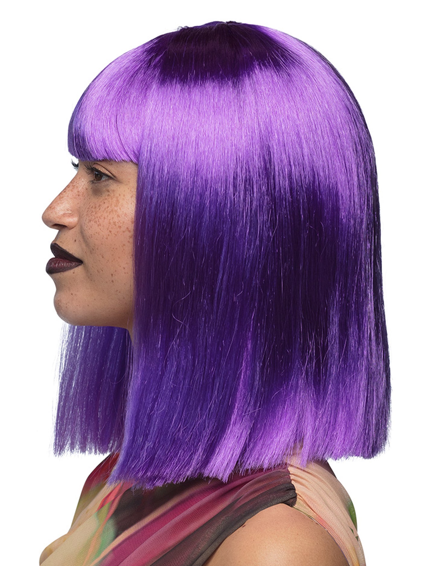 Dámska fialová parochňa pôrodnej asistentky