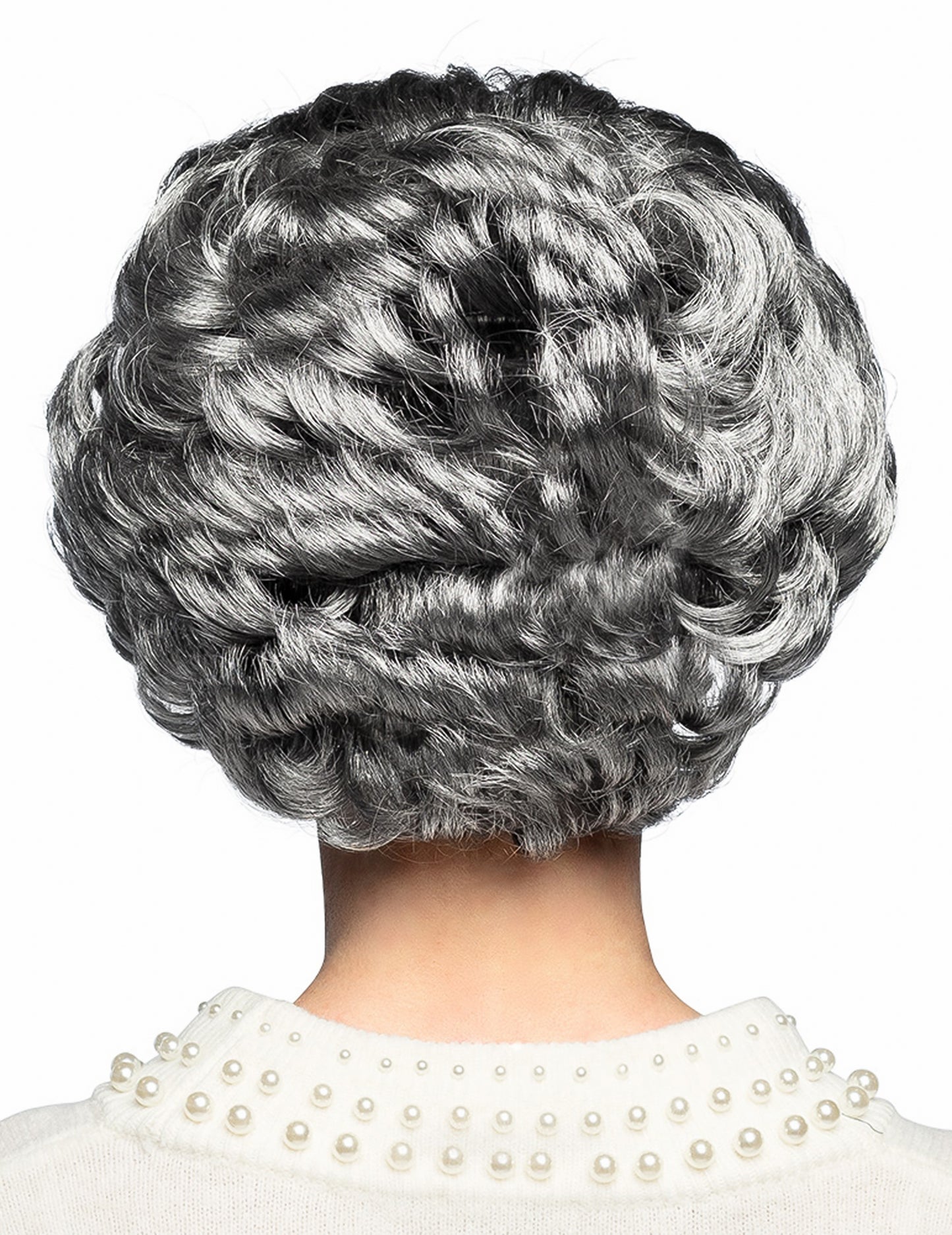 Krátka šedá parochňa dospelých