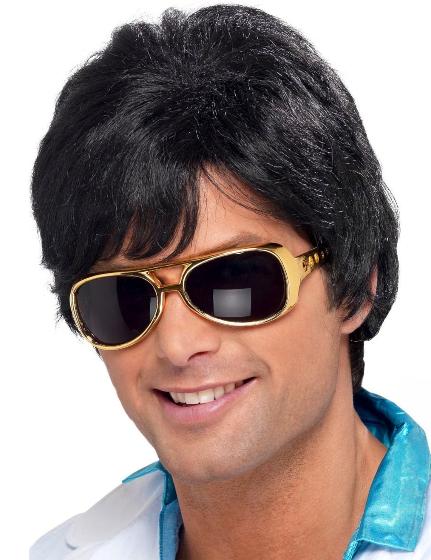 Disco 70. roky disco wigne čierny muž