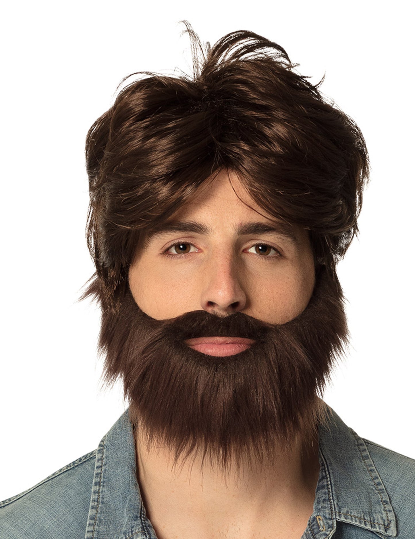 Kamarátka s bradami pre dospelých a fúzy