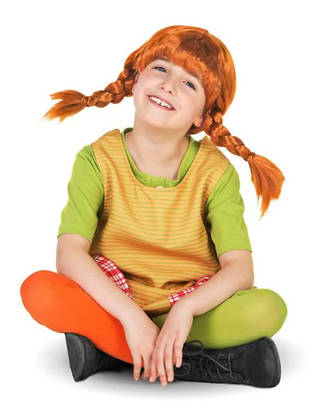 Pohľad spredu na parochňu Pipi Dlhú Pančuchu