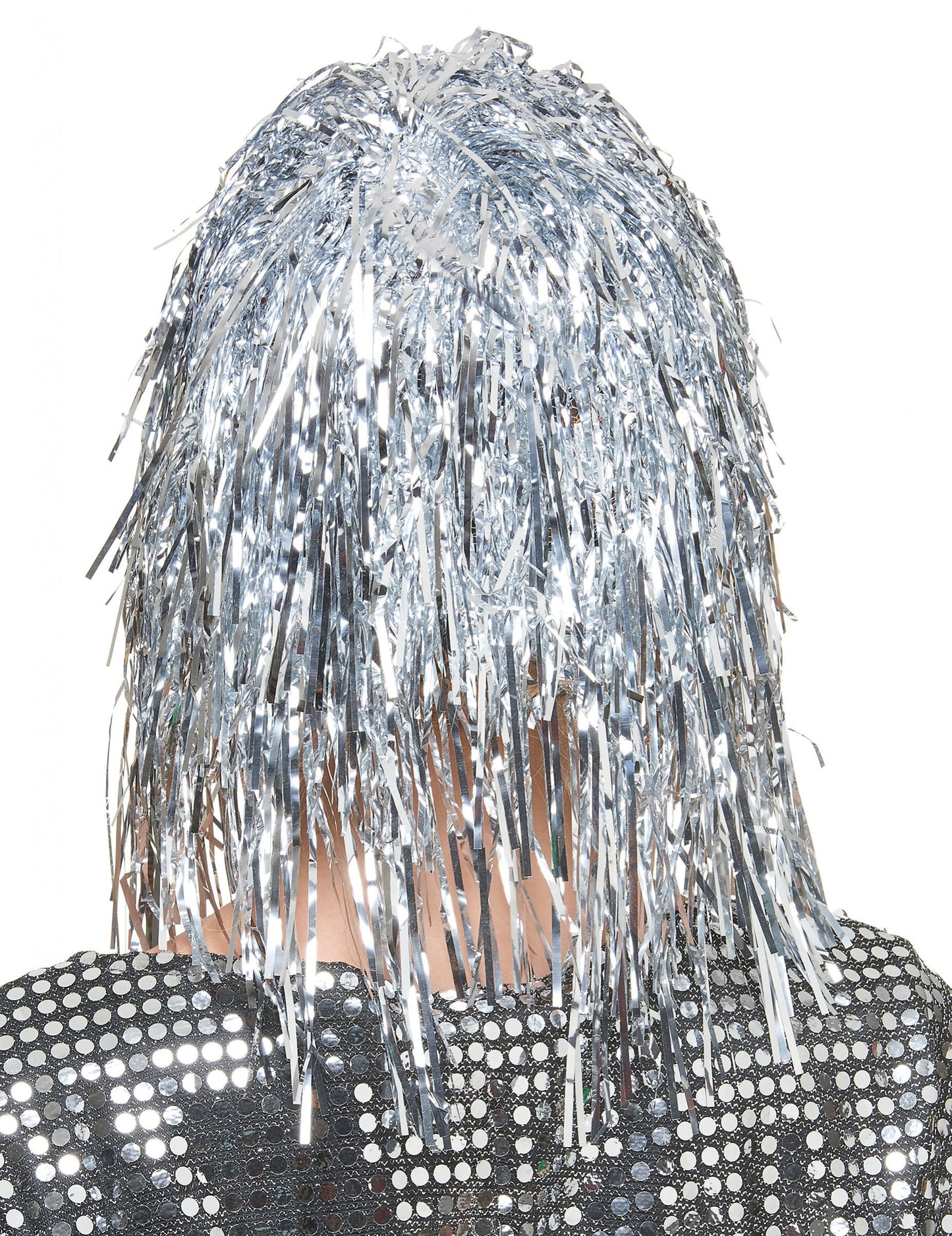 Strieborná kovová parochňa s ranami dospelých