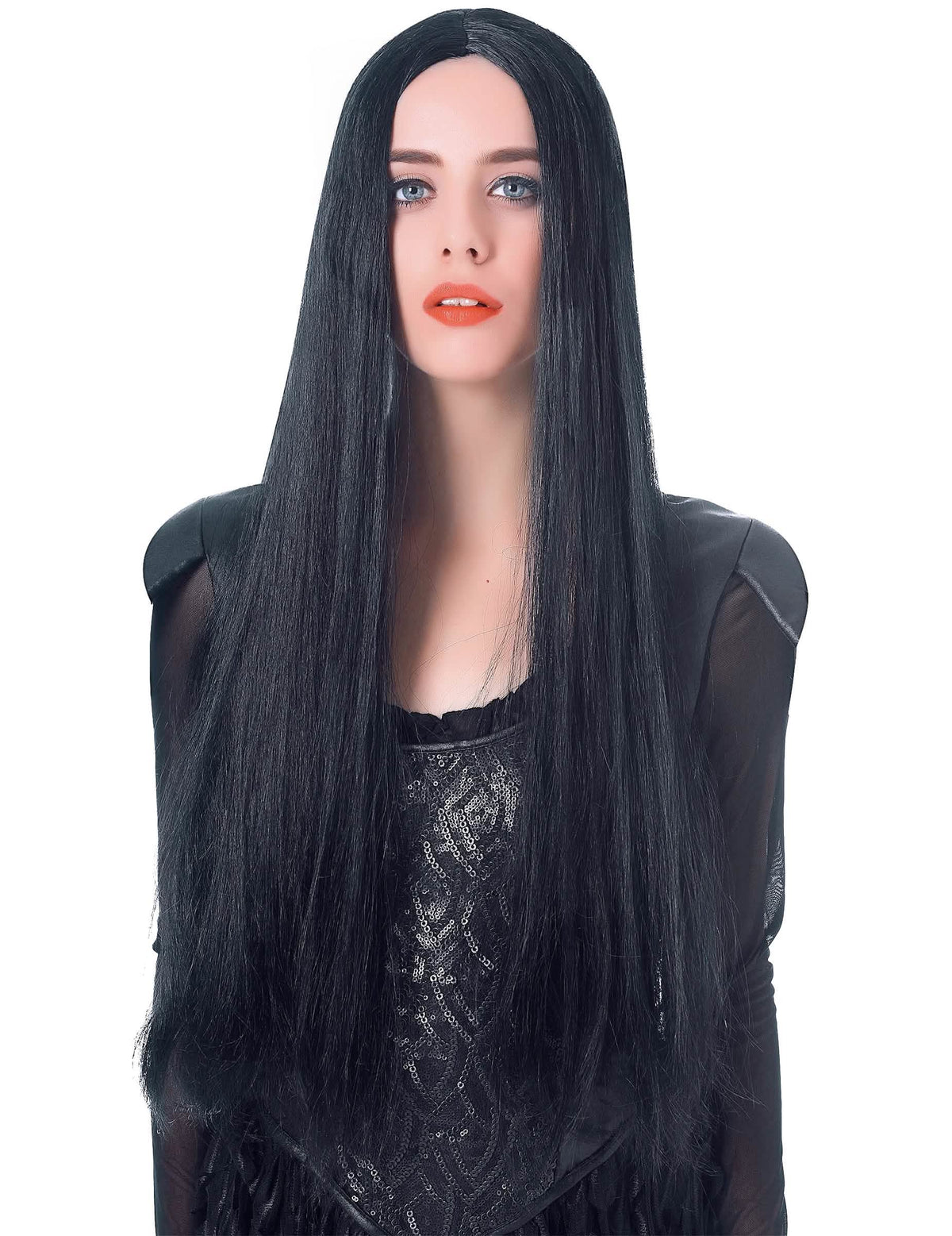 Veľmi dlhá parochňa pre čiernu ženu