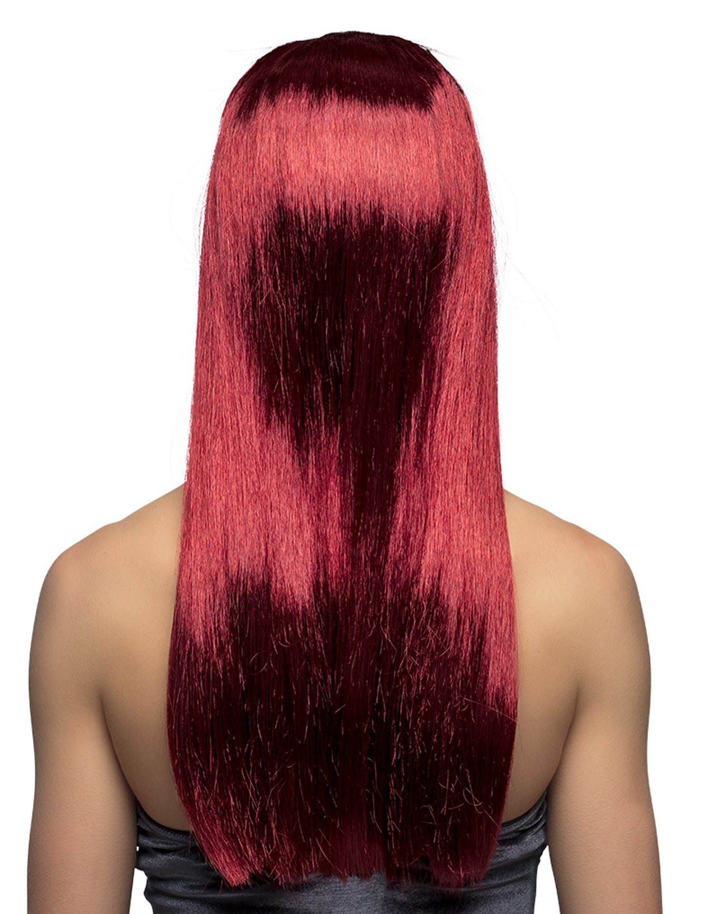 Dlhá fialová upírová parochňa