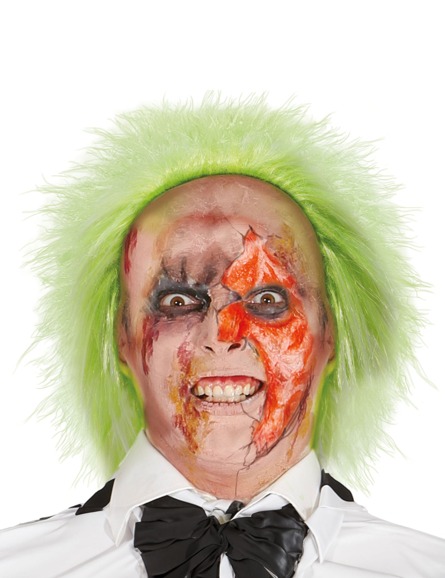 Zelená parochňa Crazy Ghost pre dospelých