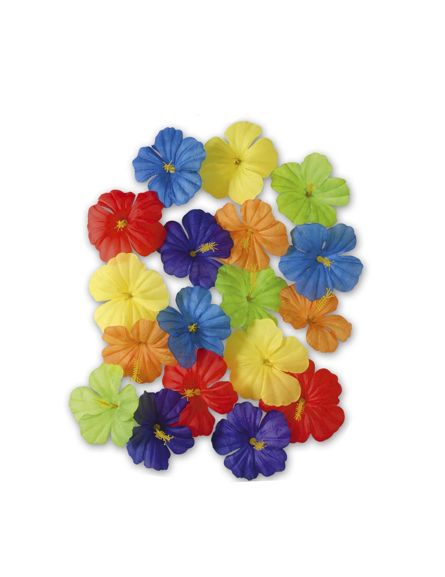 Farebné kvety na ozdobu oslavy z látky