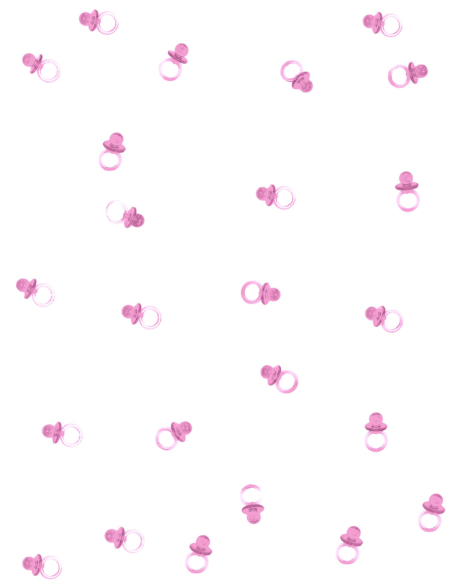 Malé priehľadné ružové lízanky, balenie 18 kusov