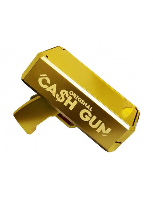 Vue de profil du pistolet distributeur de billets Cash Gun