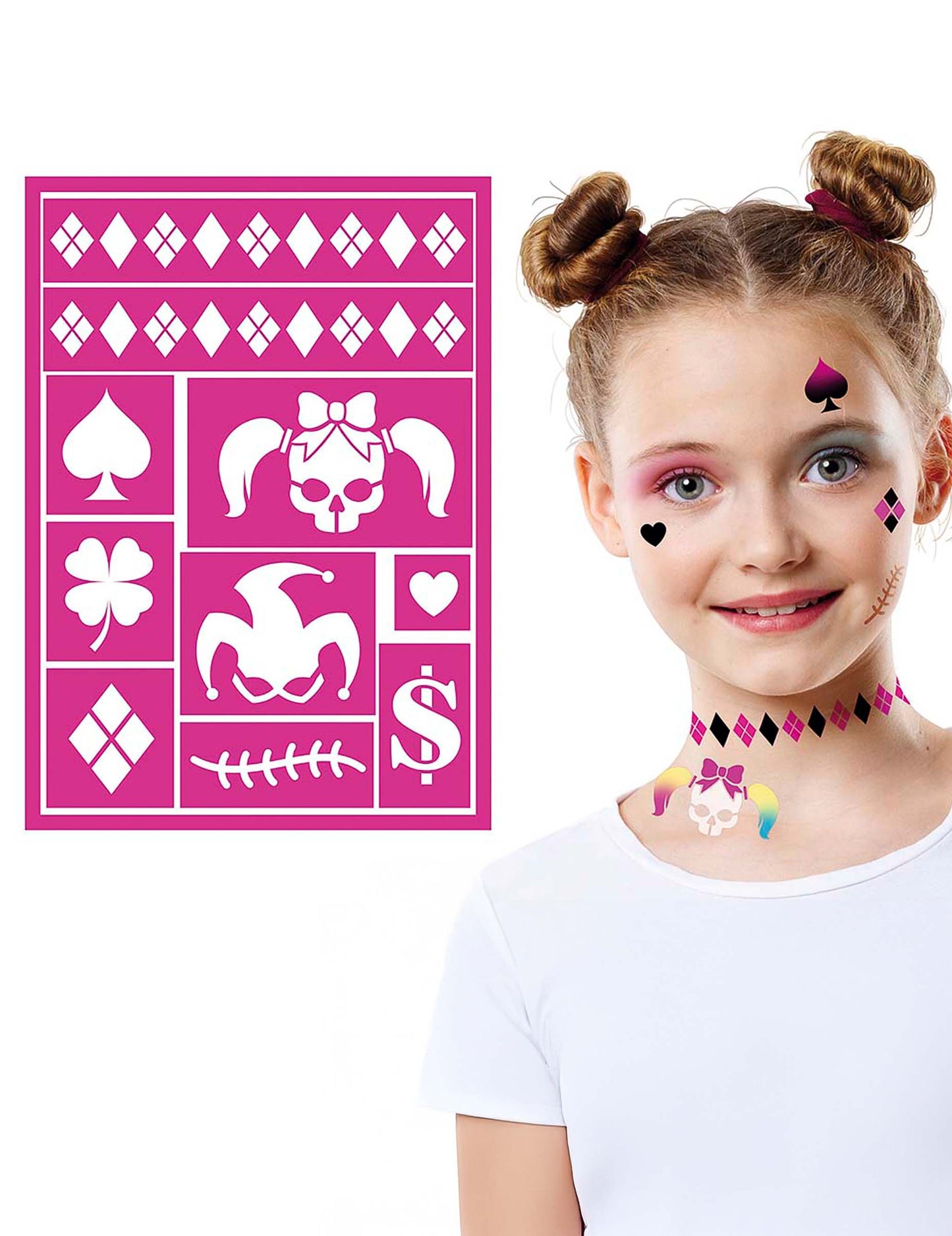 Make -up make -up šablón