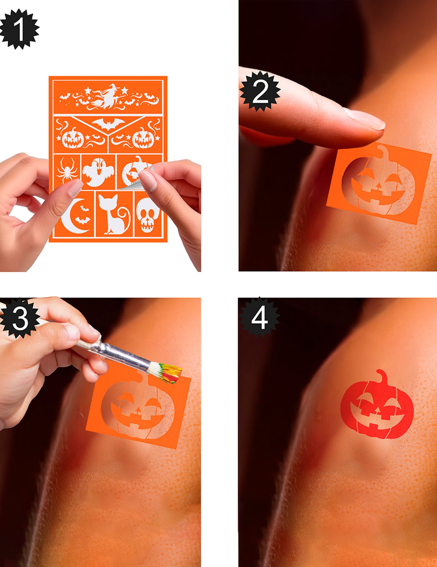 Šťastné zápach make -upu Halloween